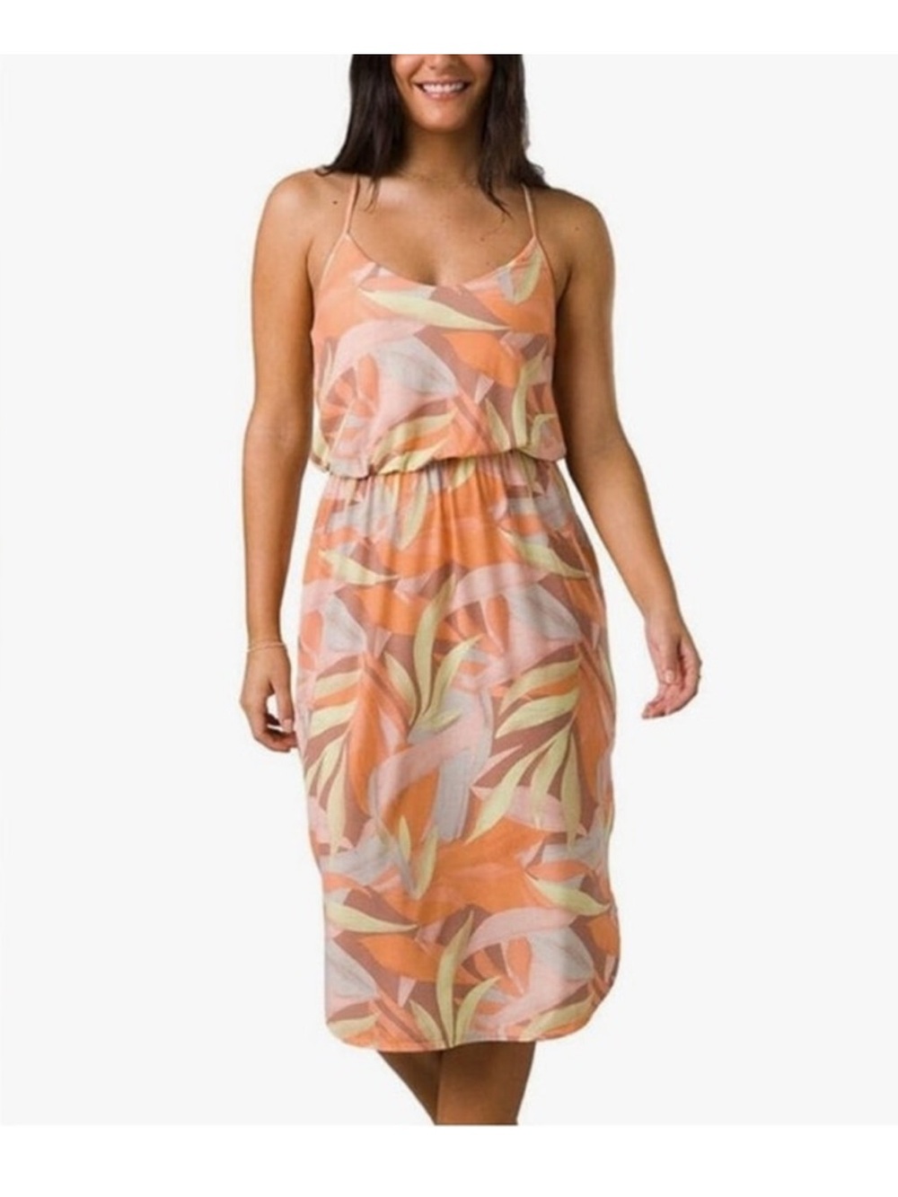 PrAna Ayla Dress in Solstice Tropics NWT XS